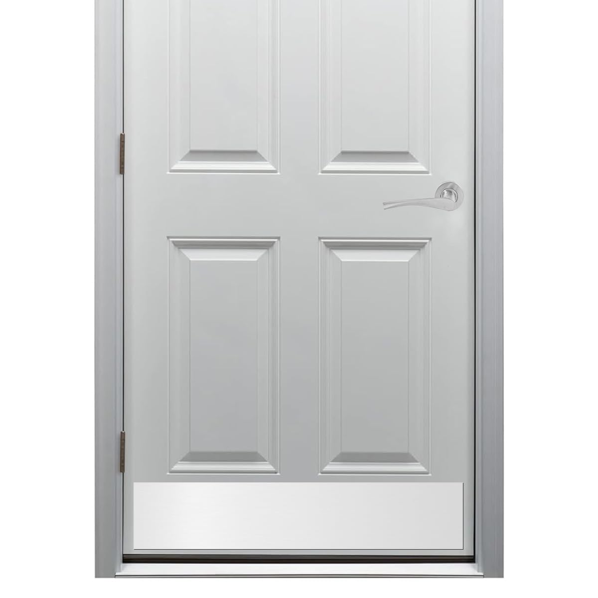 KOSHKA White Peel and Stick Door Kick Plate (6