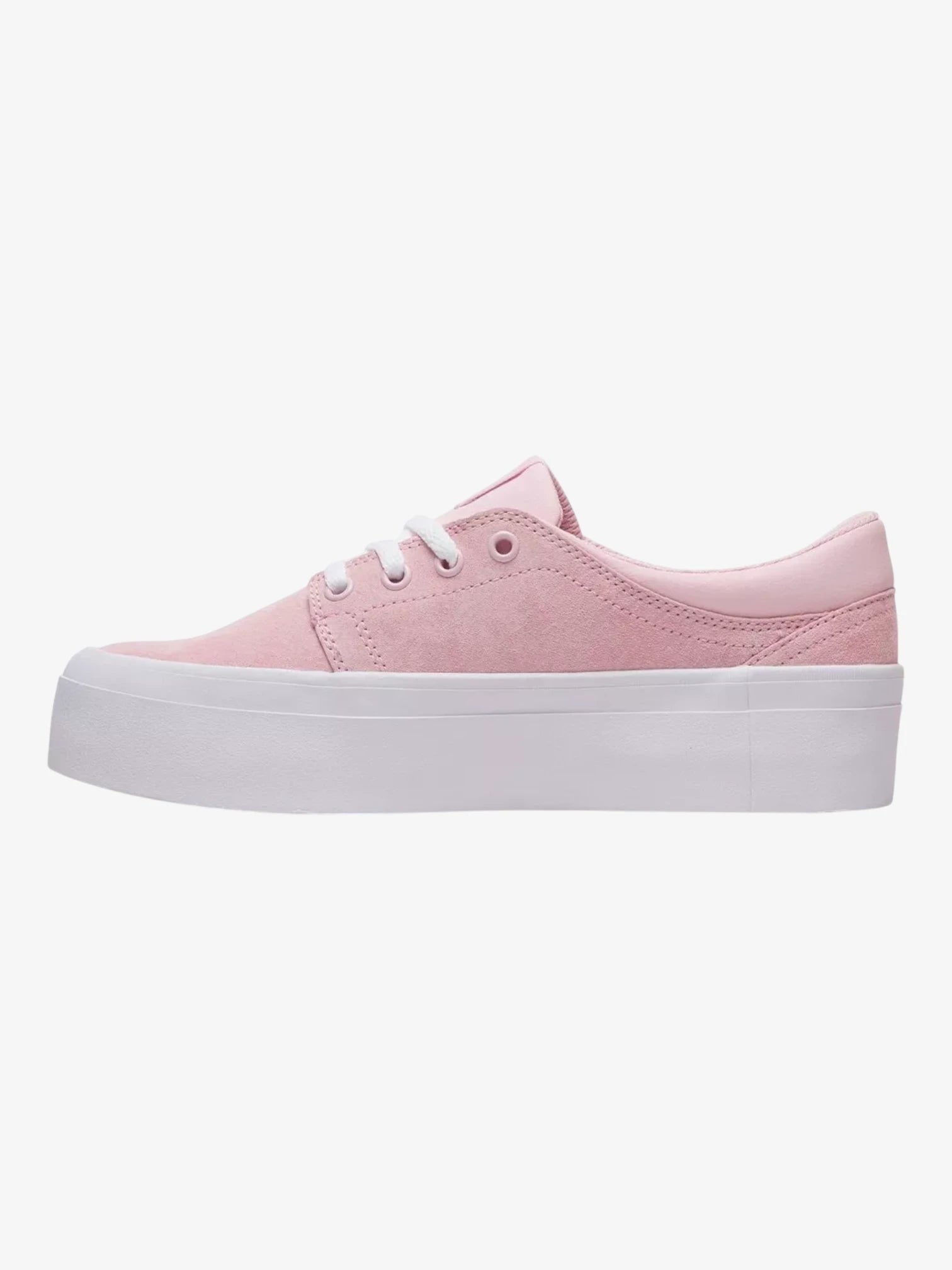 DC Trase Platform Sneakers in Pink - Stylish Women's Skate Shoes for Streetwear & Casual Outfits