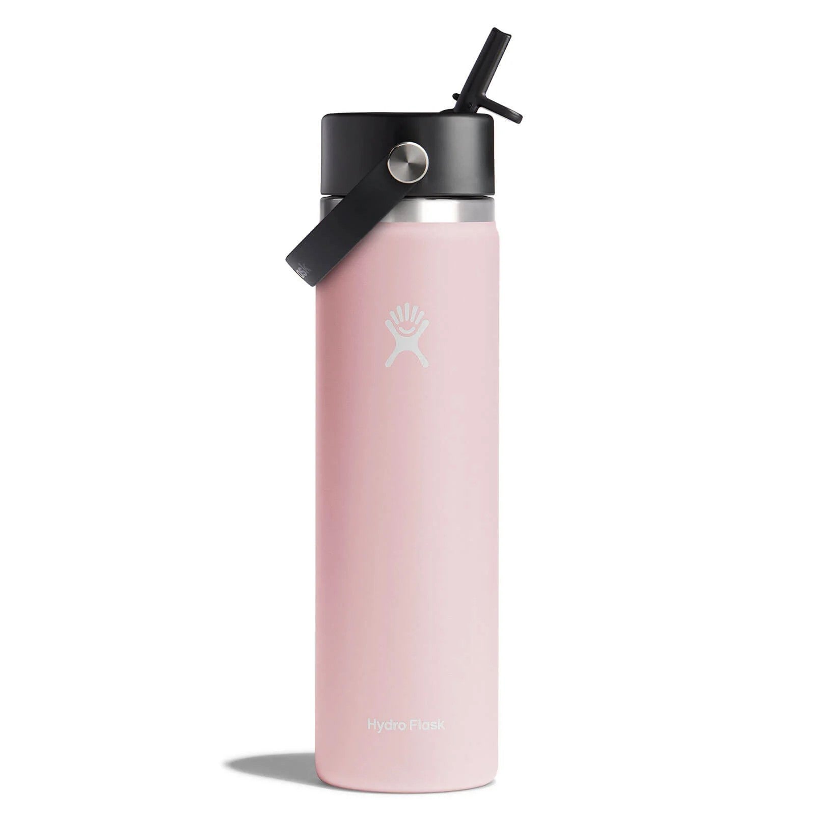 24 Oz Wide Flex Straw Tumbler with Lid - Insulated Stainless Steel Water Bottle for Hot & Cold Drinks - Leakproof Travel Mug for Gym, Office & Outdoor Activities