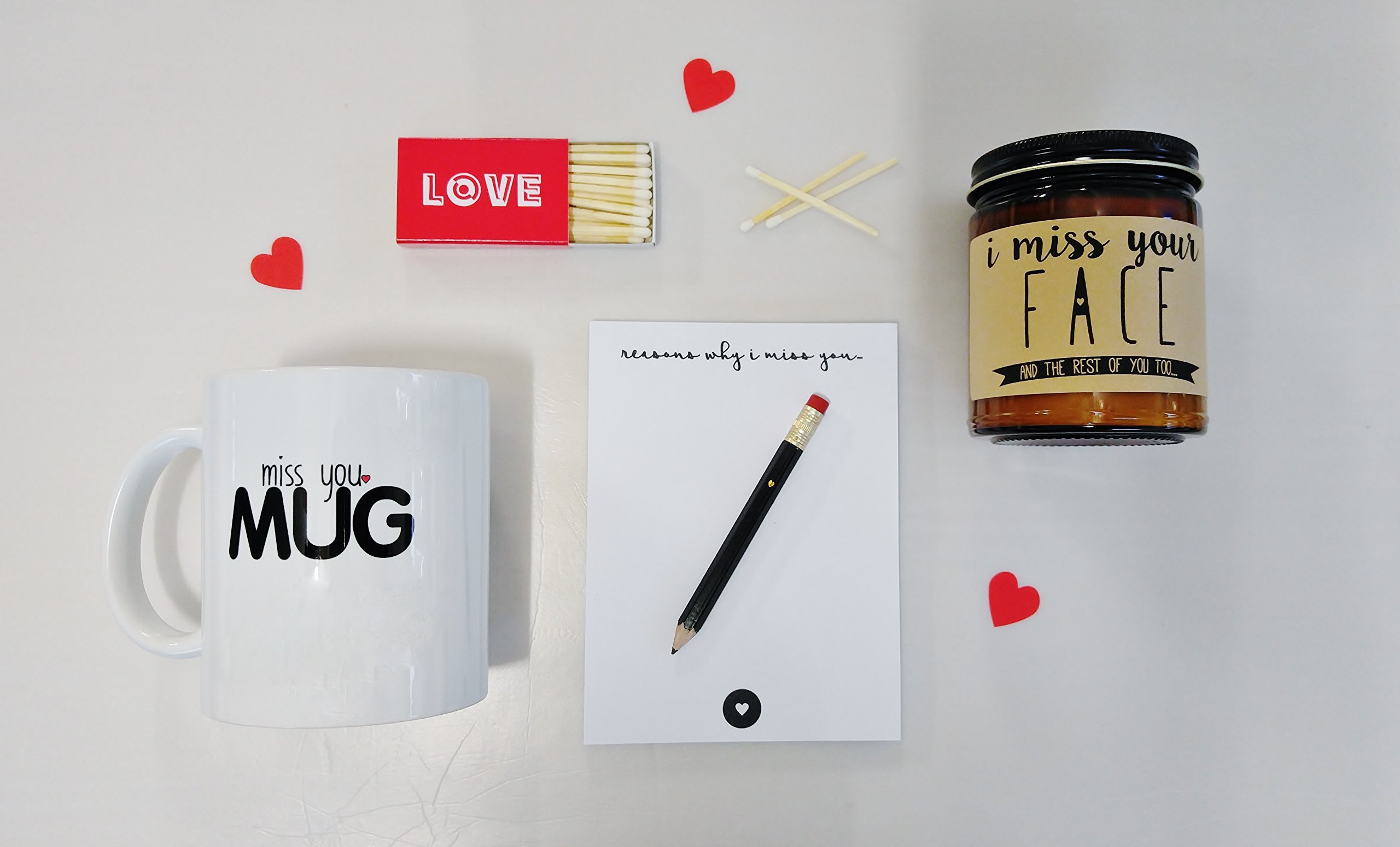 Long Distance Gift Box - Miss You Care Package for Boyfriend/Girlfriend | Valentine's Day LDR Gift | Romantic Couples Gift for Anniversaries, Birthdays & Special Occasions | Perfect for Surprise Deliveries & Thoughtful Gestures