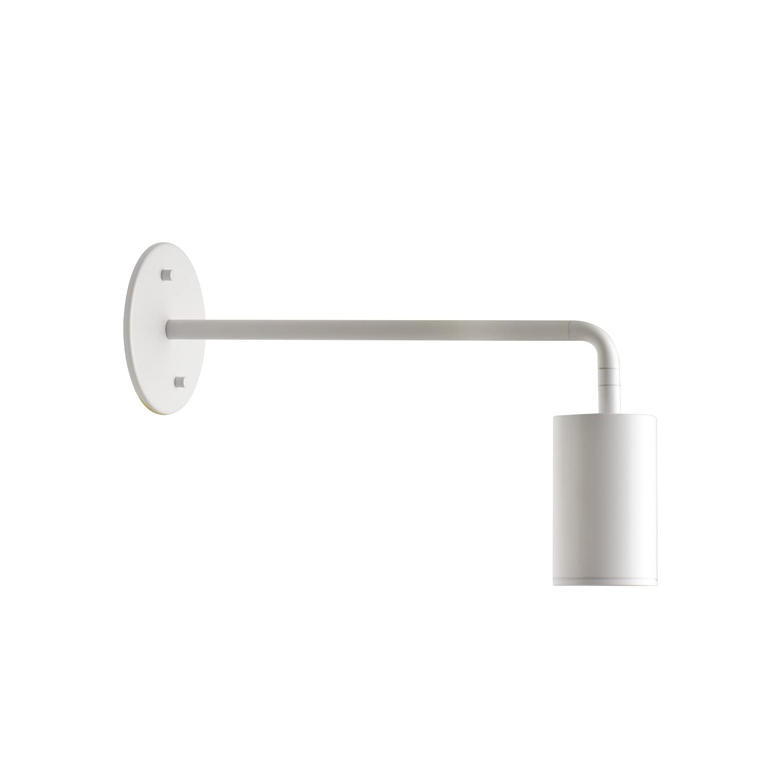 Kuzco Lighting 81751-WH Barclay Convertible Wall Sconce in White - Versatile Indoor/Outdoor Wall Light for Living Room, Bedroom, Porch & Hallway