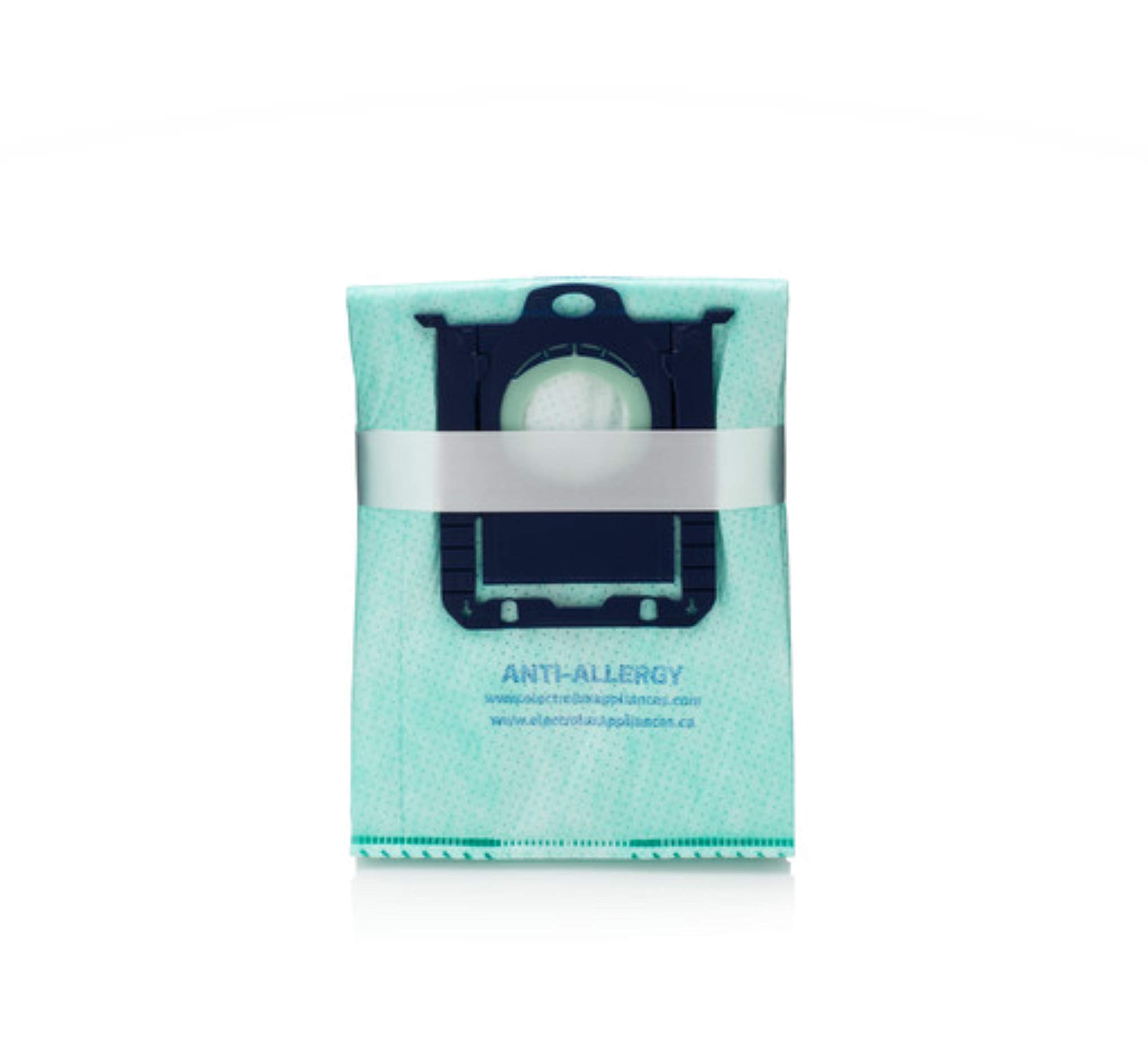 Electrolux EL202G S-Bag Anti-Allergy Synthetic Vacuum Bags - 4 Pack (Blue) | HEPA Filtration for Dust Mites & Pet Hair | Ideal for Allergy Sufferers & Homes with Pets