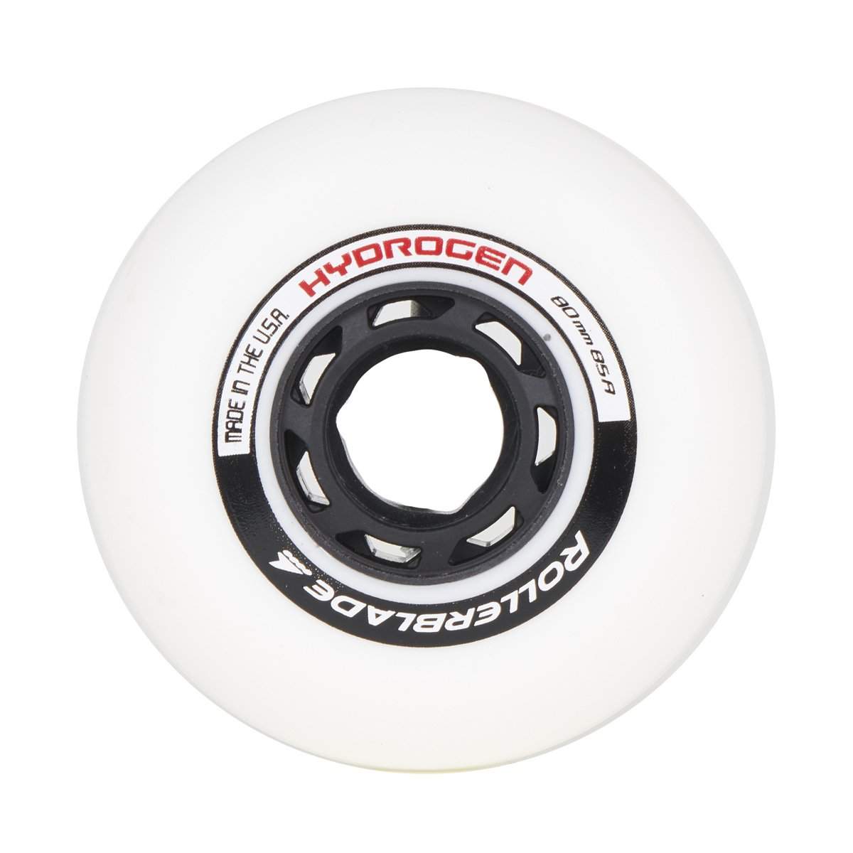 Rollerblade Hydrogen Wheels 80mm - Premium Inline Skate Wheels for Speed & Durability - Perfect for Outdoor Skating, Fitness & Urban Commuting