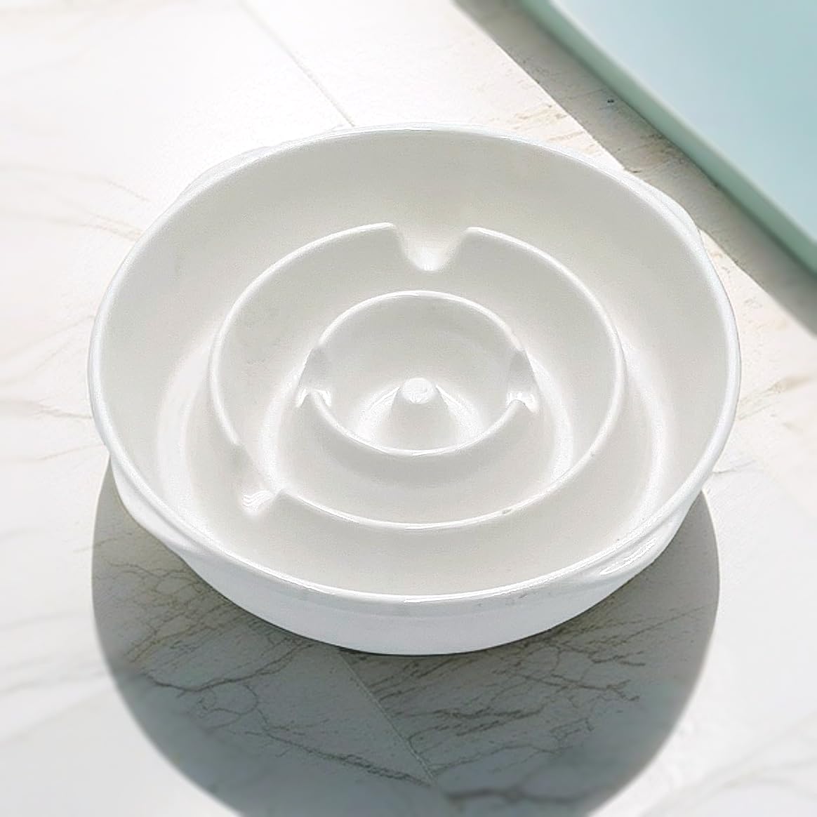 Slow Feeder Dog Bowl - Non-Slip Pet Food Dish for Fast Eaters - Prevent Bloat & Improve Digestion - Perfect for Small, Medium & Large Dogs - Use During Mealtime for Healthier Eating Habits