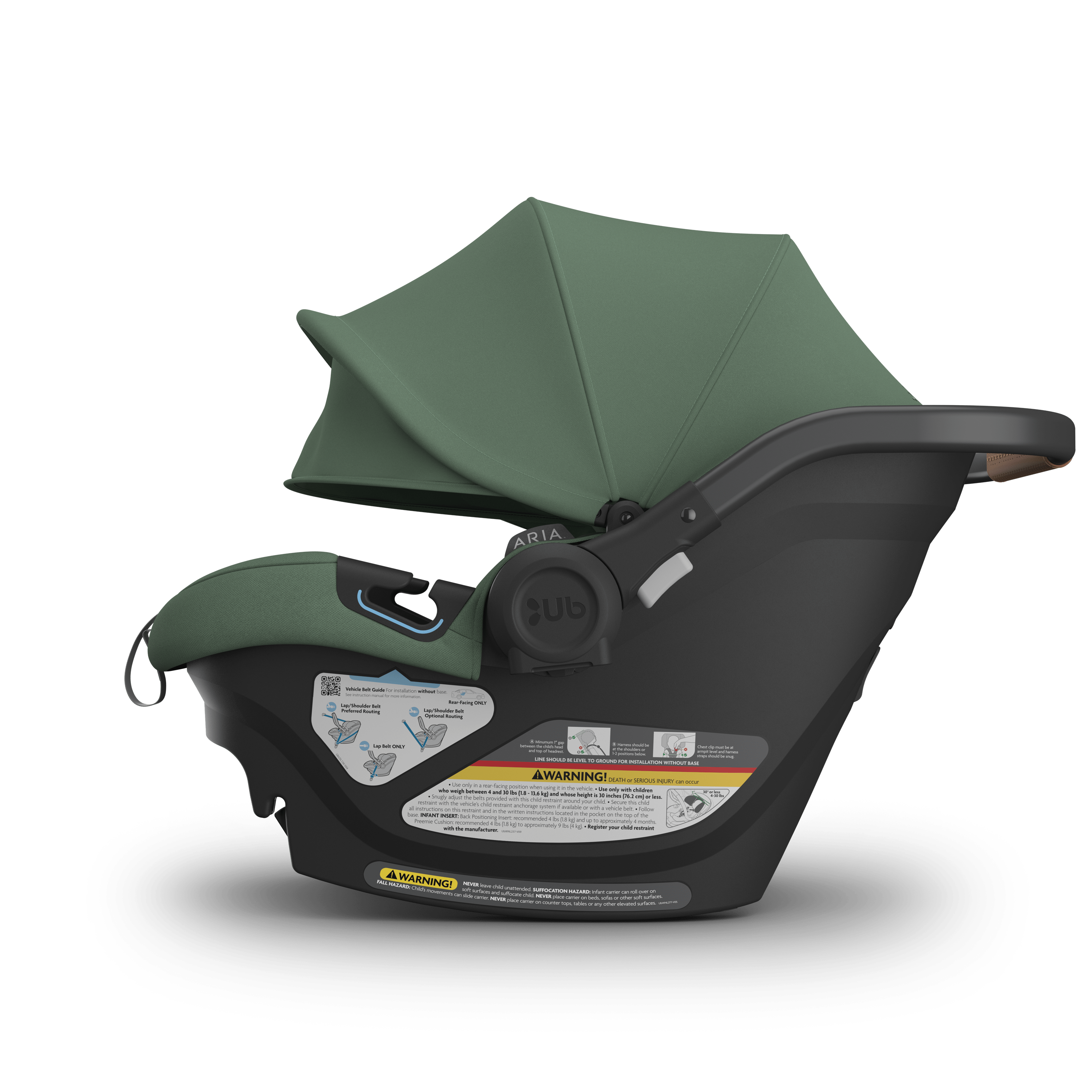 Uppababy Aria Lightweight Convertible Car Seat for Infants & Toddlers - Safe, Comfortable & Easy to Install - Perfect for Travel, Daily Commutes & Family Road Trips