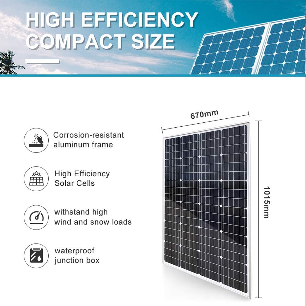 960W Grid-Tied Solar Panel Kit with 8x120W Monocrystalline Panels & 2000W MPPT Inverter - Complete On-Grid Solar System for Home Energy Savings | Perfect for Residential Solar Power Generation & Reducing Electricity Bills