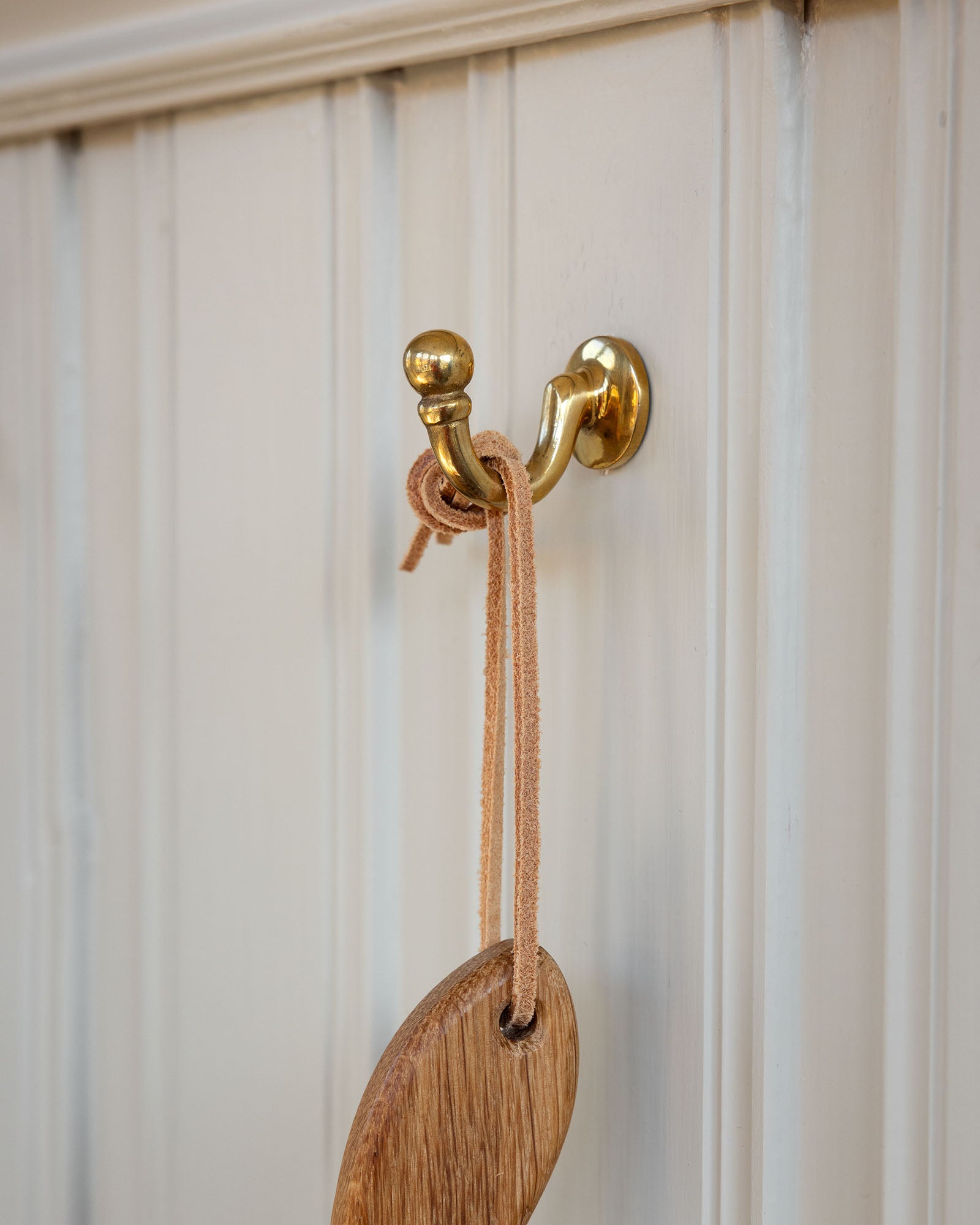 Brass Single Hook - Heavy Duty Wall Hooks for Hanging Coats, Hats & Keys | Perfect for Entryway, Closet & Garage Organization