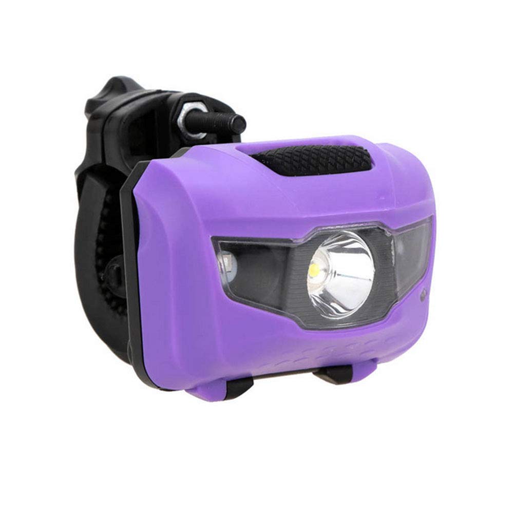 High Visibility LED Bike Light Set - Waterproof Front and Rear Bicycle Lights for MTB, Road Cycling & Commuting - Safety Headlight & Taillight with Orange Warning Light for Night Riding