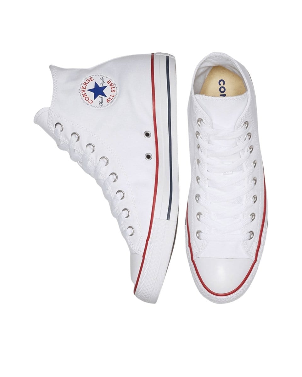 Converse Women's Chuck Taylor All Star High Top Sneakers - White Canvas Shoes for Casual Wear, Street Style & Everyday Comfort