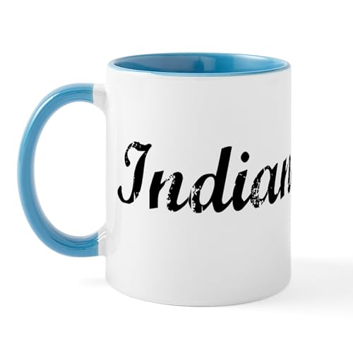 White/Blue Inside - Vintage Indianapolis Mug