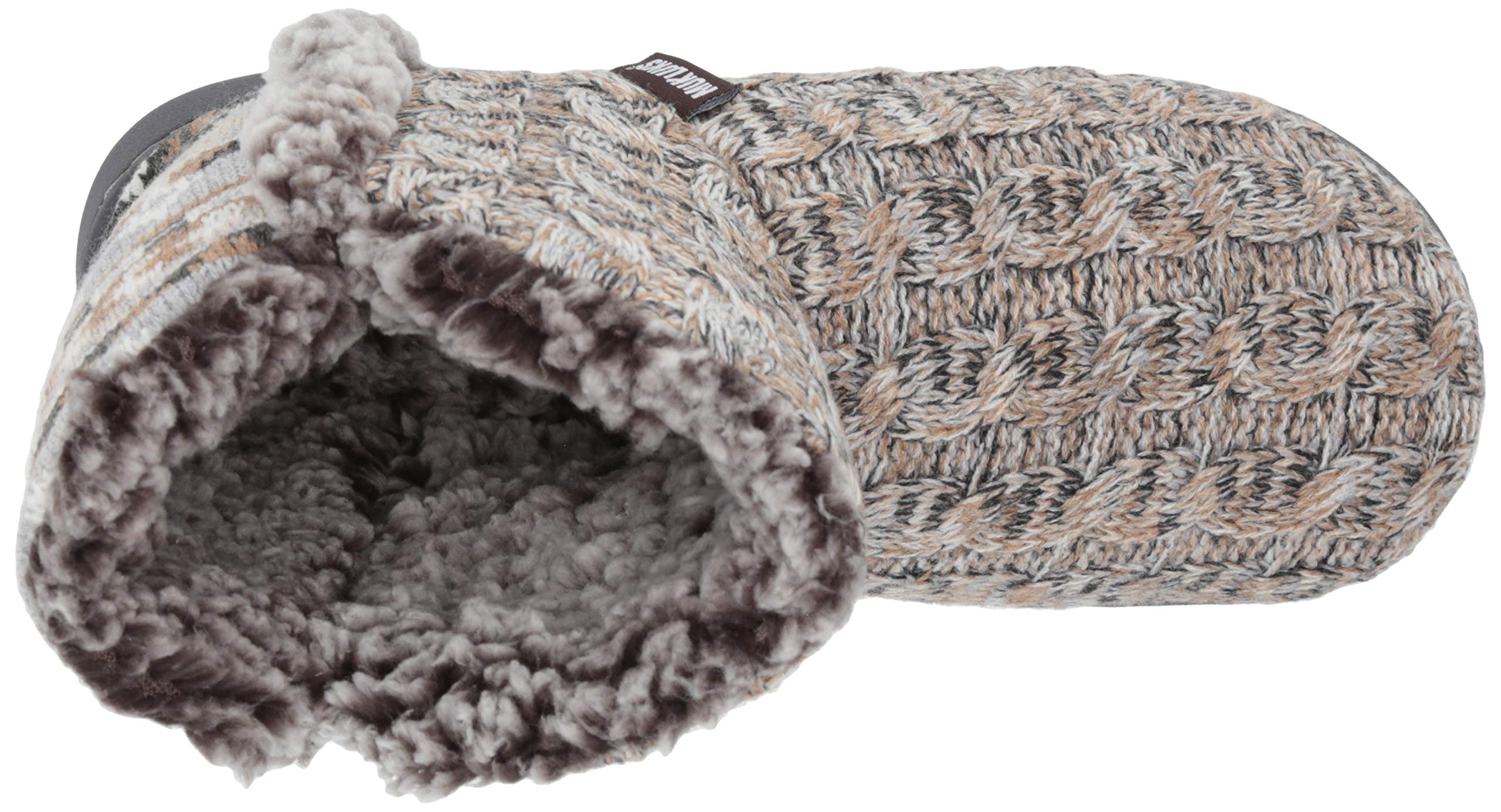 MUK LUKS Women's Camel Pull-On Slippers Small - Cozy Home Comfort