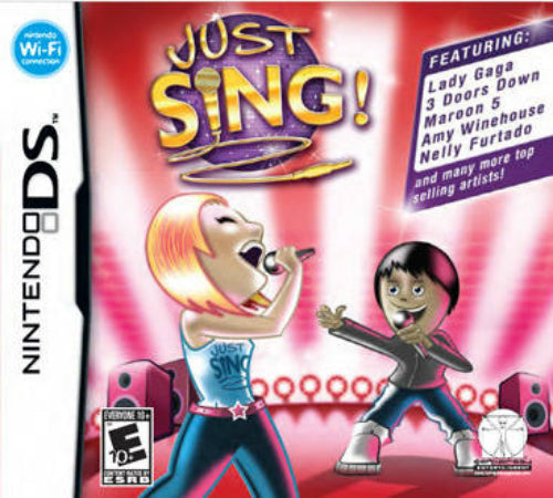 Used Just Sing DS Video Games - Fun Karaoke Party Game for Nintendo DS | Perfect for Family Gatherings & Game Nights
