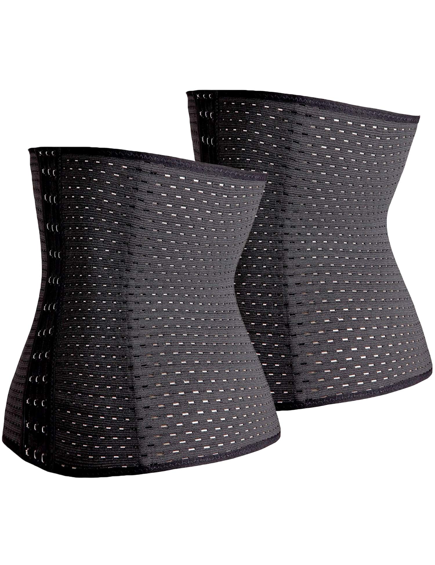 Best Waist Trainer Corset for Women - Steel Boned Tummy Control Body Shaper with Adjustable Hooks - Perfect for Everyday Wear, Workouts & Special Occasions