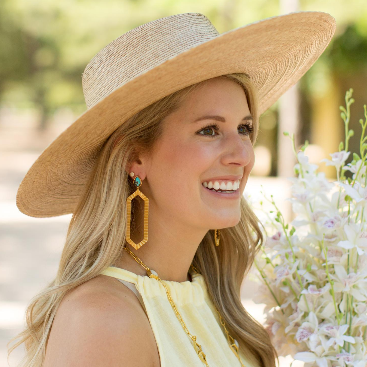Strike Bold Statement Earrings - Turquoise Dangle Earrings for Women | Trendy Boho Jewelry for Parties, Weddings & Special Occasions