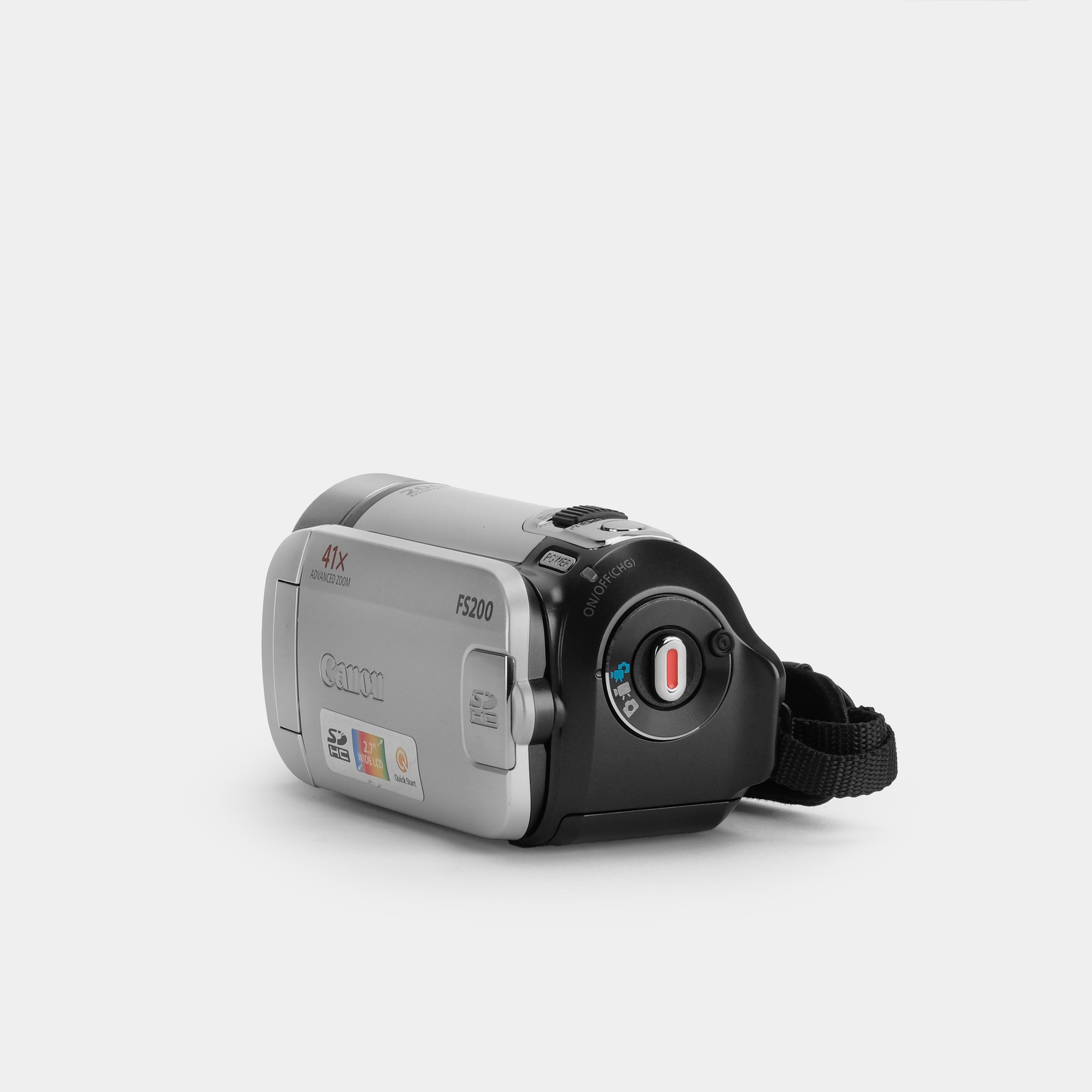 Canon FS200 Silver Digital Camcorder - Full HD 1080p Video Recording, 32x Optical Zoom, 2.7