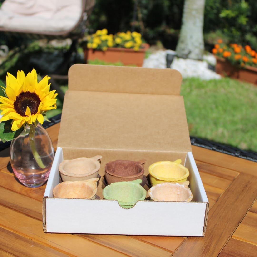 Edible Cookie Cups - 6 Delicious Flavors: Dark Chocolate, Milk, Hazelnut, Lemon, Almond, Pistachio - 36 Pack - Perfect for Parties, Desserts & Gift Giving