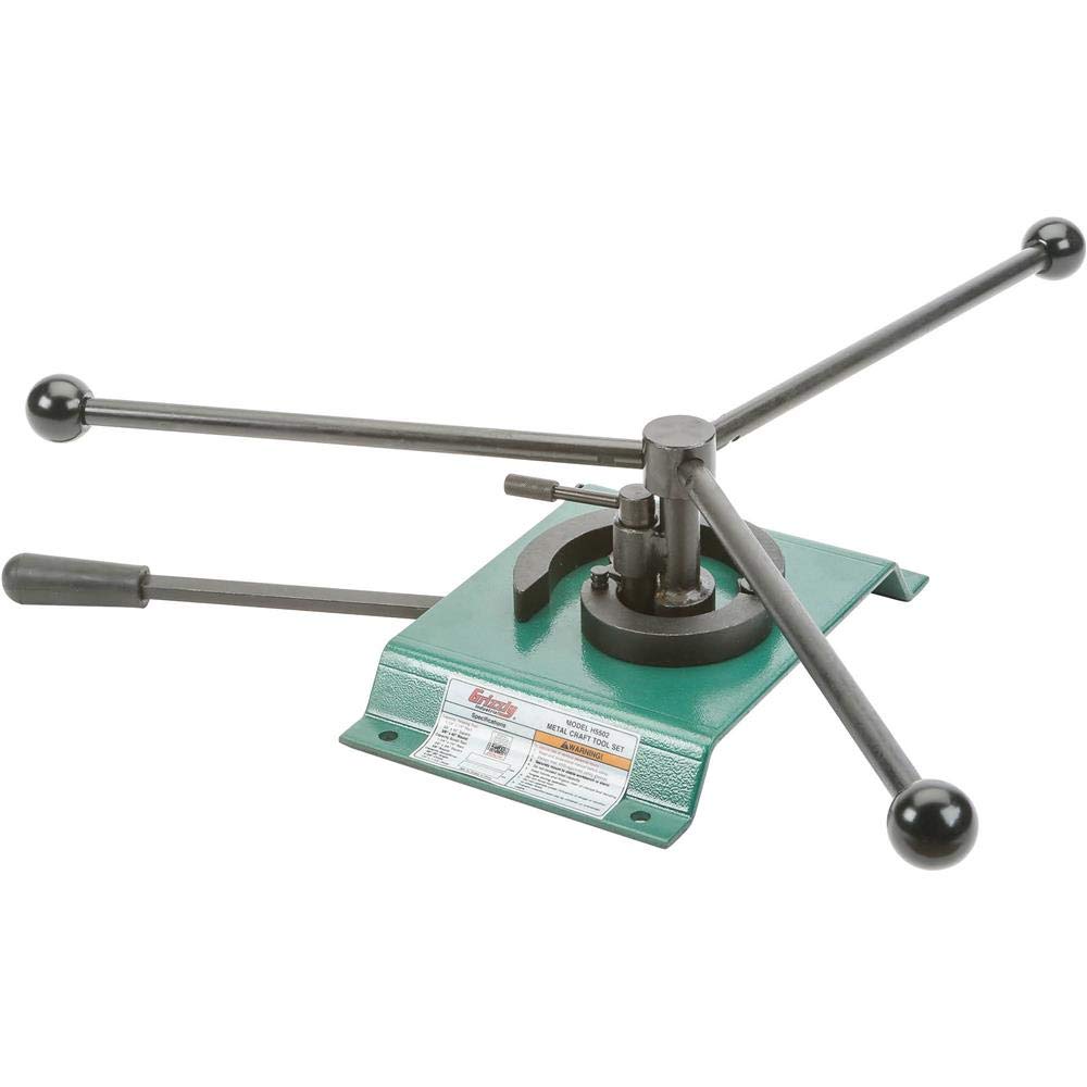 Grizzly Industrial H5502 - Heavy Duty Metal Bending Tool Set for DIY Projects, Metalworking & Automotive Repair | Professional Sheet Metal Bender for Home Workshops & Industrial Use