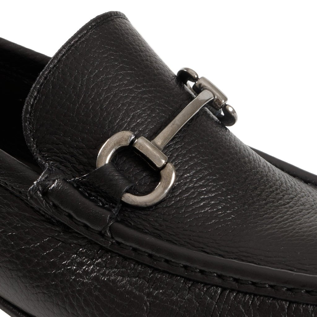 Premium HENRY SARTORIAL Genuine Deerskin Moccasin Shoes for Men - Soft Black Leather Slip-On Loafers - Comfortable Indoor/Outdoor Casual Wear for Home, Office & Travel