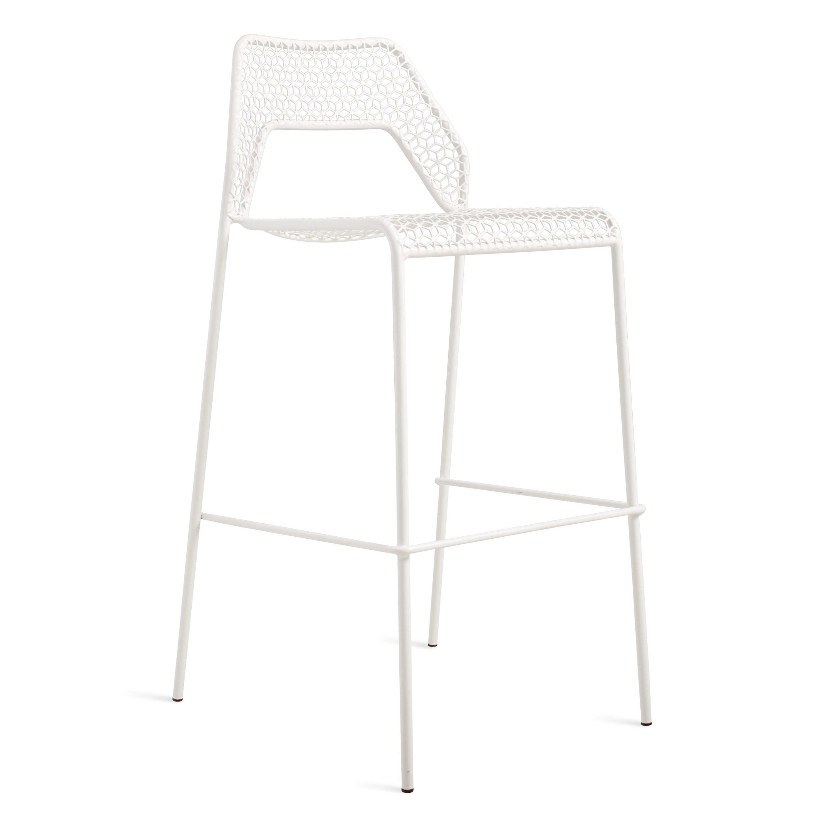 Modern Mesh Stool - Lightweight & Durable Indoor/Outdoor Seating for Patio, Garden, or Living Room - Perfect for Relaxing & Entertaining