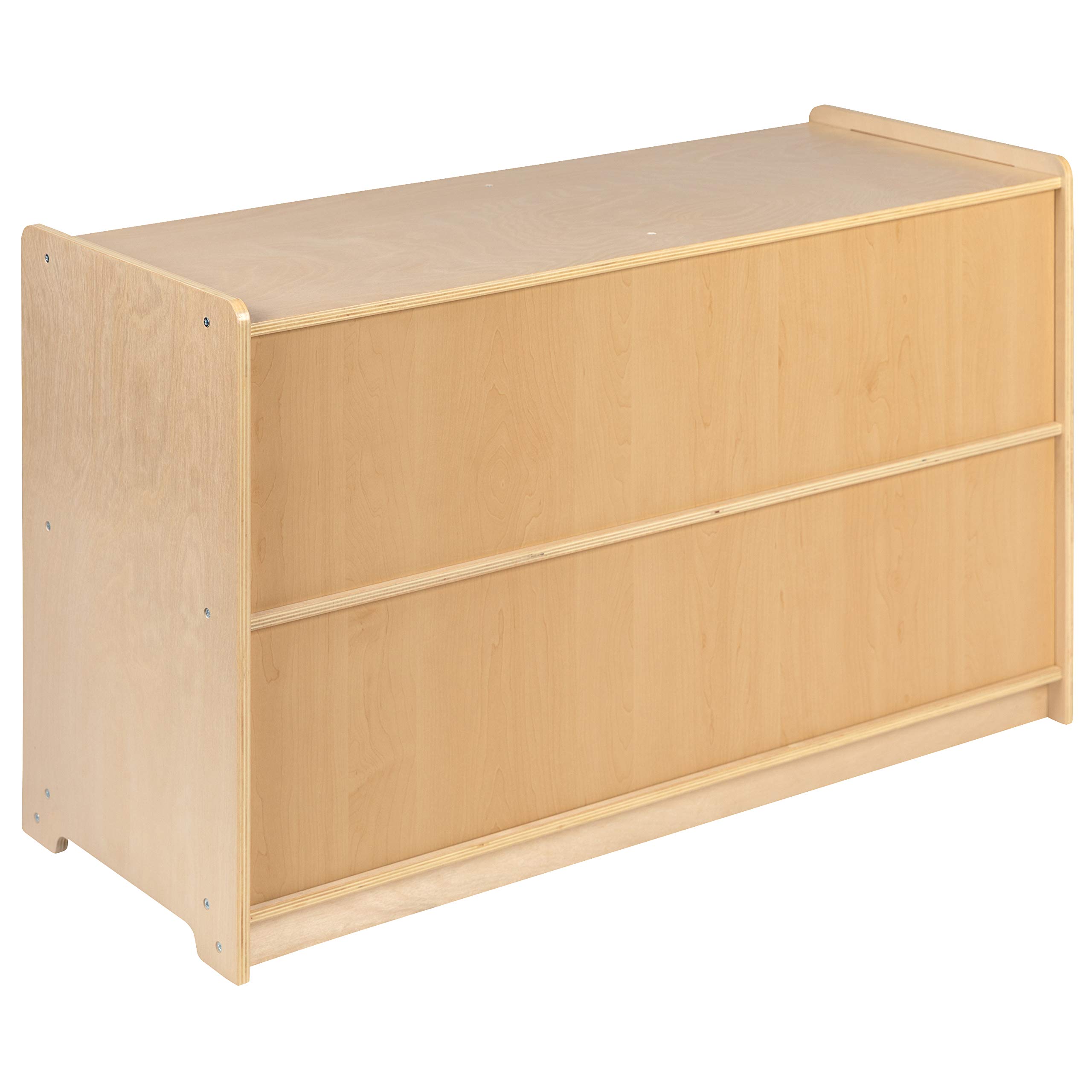 Wooden 5-Section Classroom Storage Cabinet for School, Office & Home - Safe, Kid-Friendly Design - 24