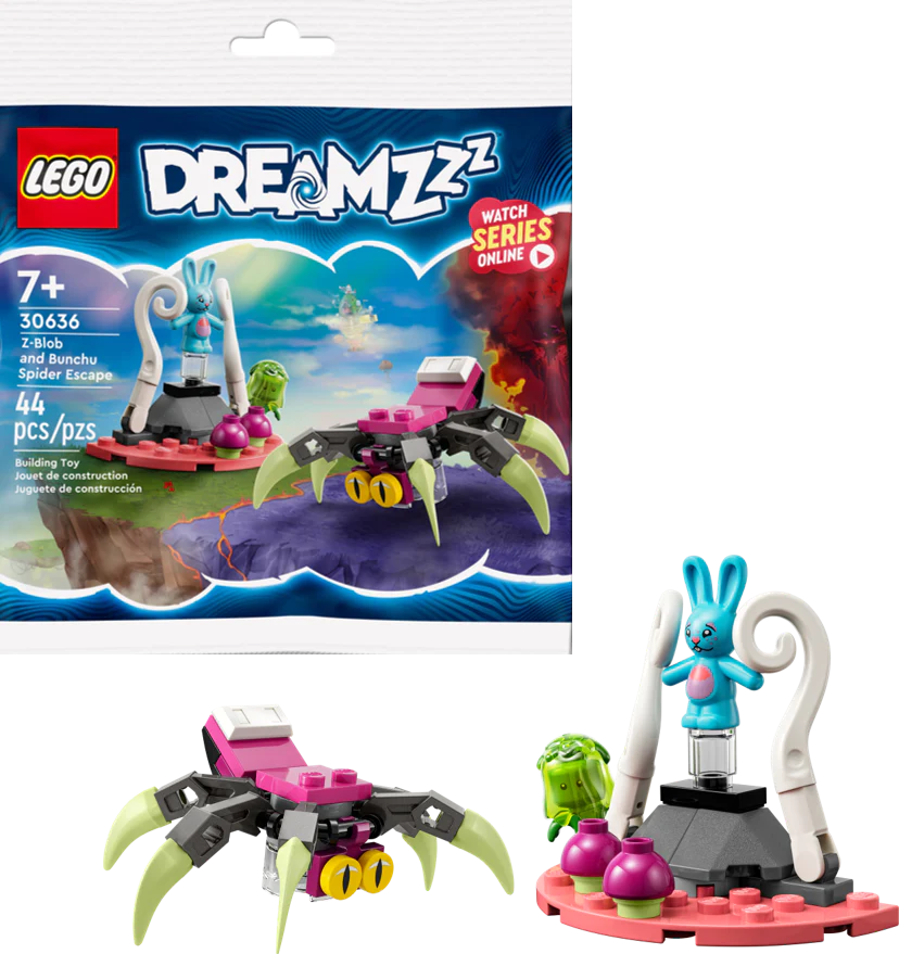 LEGO® DREAMZzz™: Z Blob and Bunchu Spider Escape Building Set - Creative Construction Toy for Kids Ages 7+ - Perfect for Imaginative Play and Adventure Storytelling