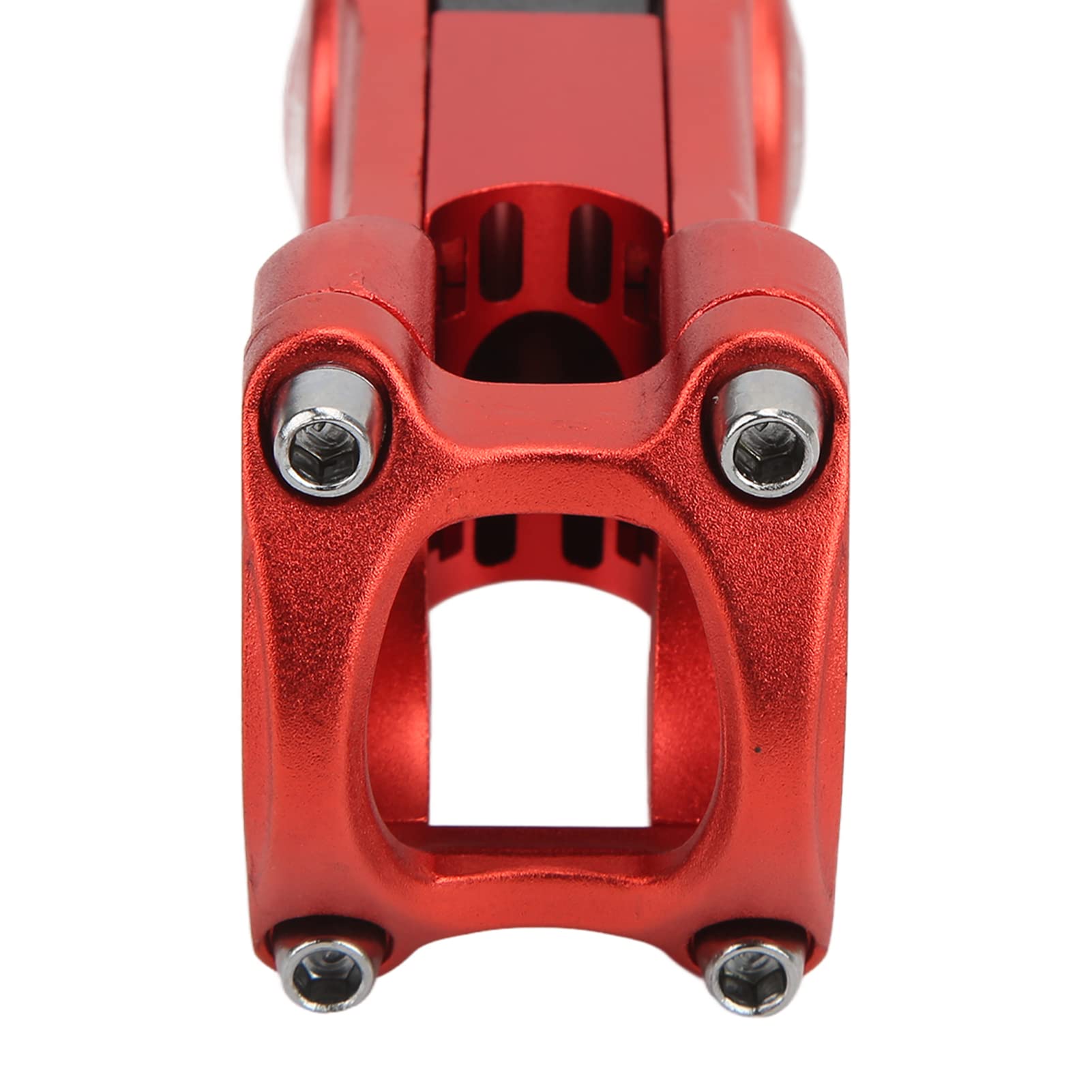 Alomejor Adjustable CNC Machined Bike Handlebar Stem - Hollow Design for Mountain & Road Bikes (Red/Black) | Perfect for Commuting, Trail Riding & Performance Cycling