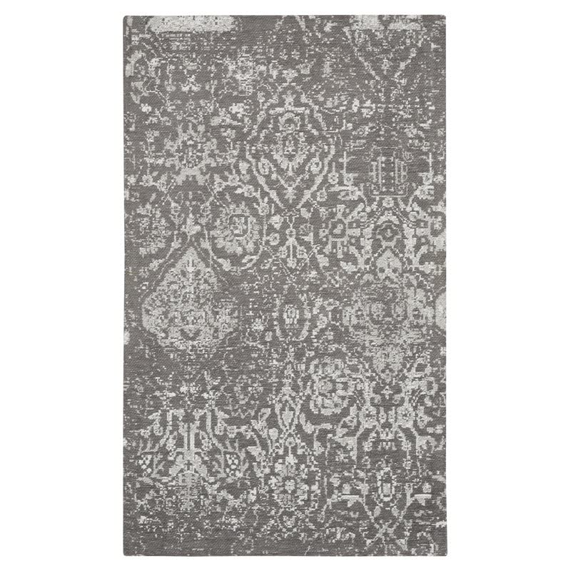 Nourison Damask Vintage Dark Grey 2'3