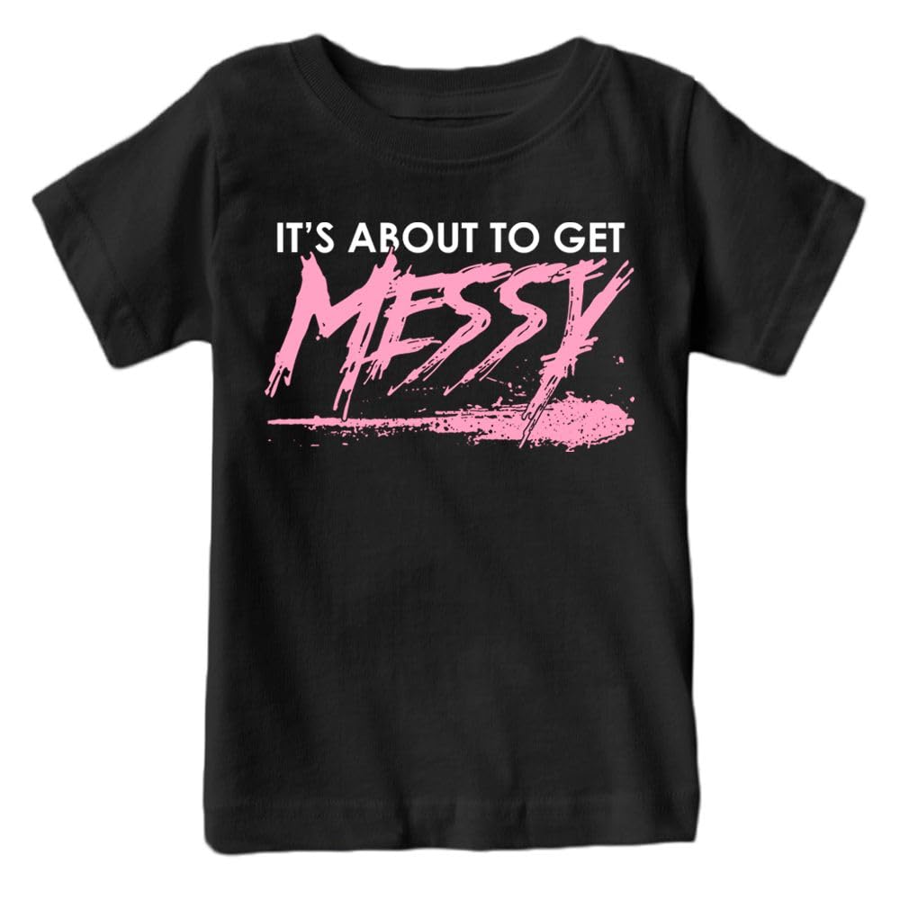 Xtreme Apparel Messy Kid's Fan Shirt - Funny Slogan T-Shirt for Boys & Girls - Perfect for Birthday Parties, Playdates & Family Events