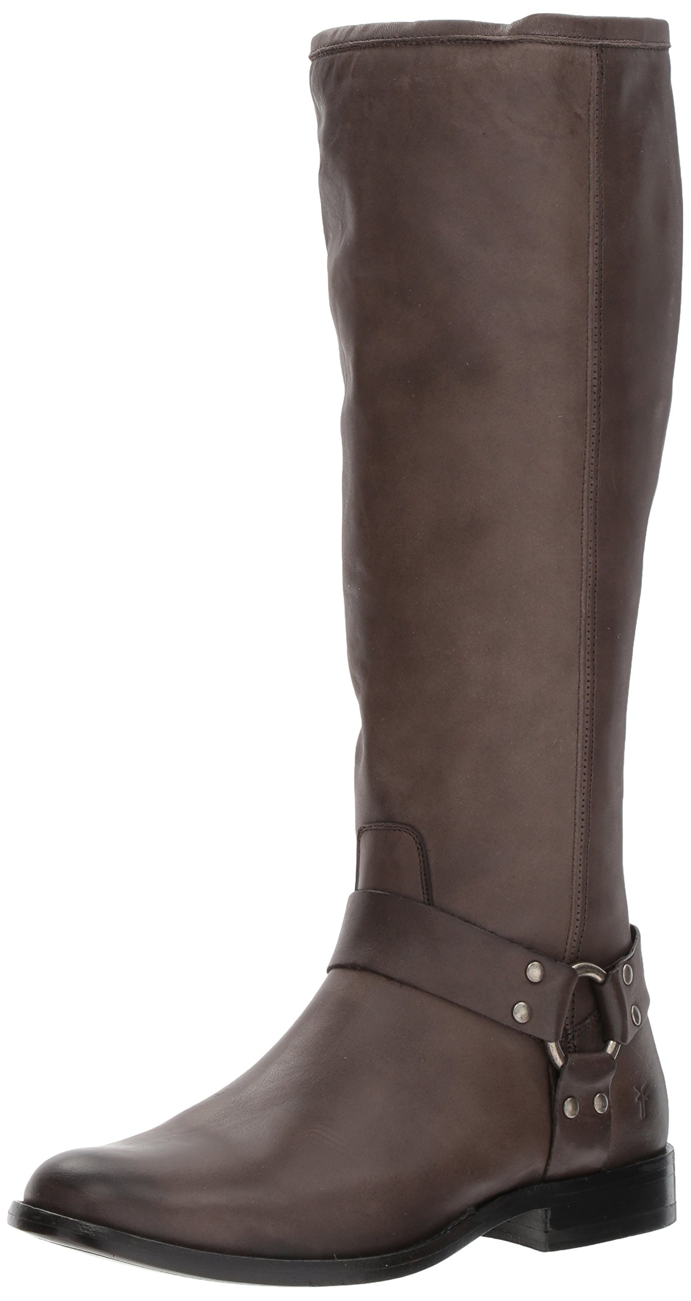 FRYE Women's Phillip Harness Tall Wide-Calf Boots - Stylish Leather Riding Boots for Women, Comfortable & Durable for Everyday Wear, Perfect for Fall & Winter Outfits, Office, and Casual Occasions