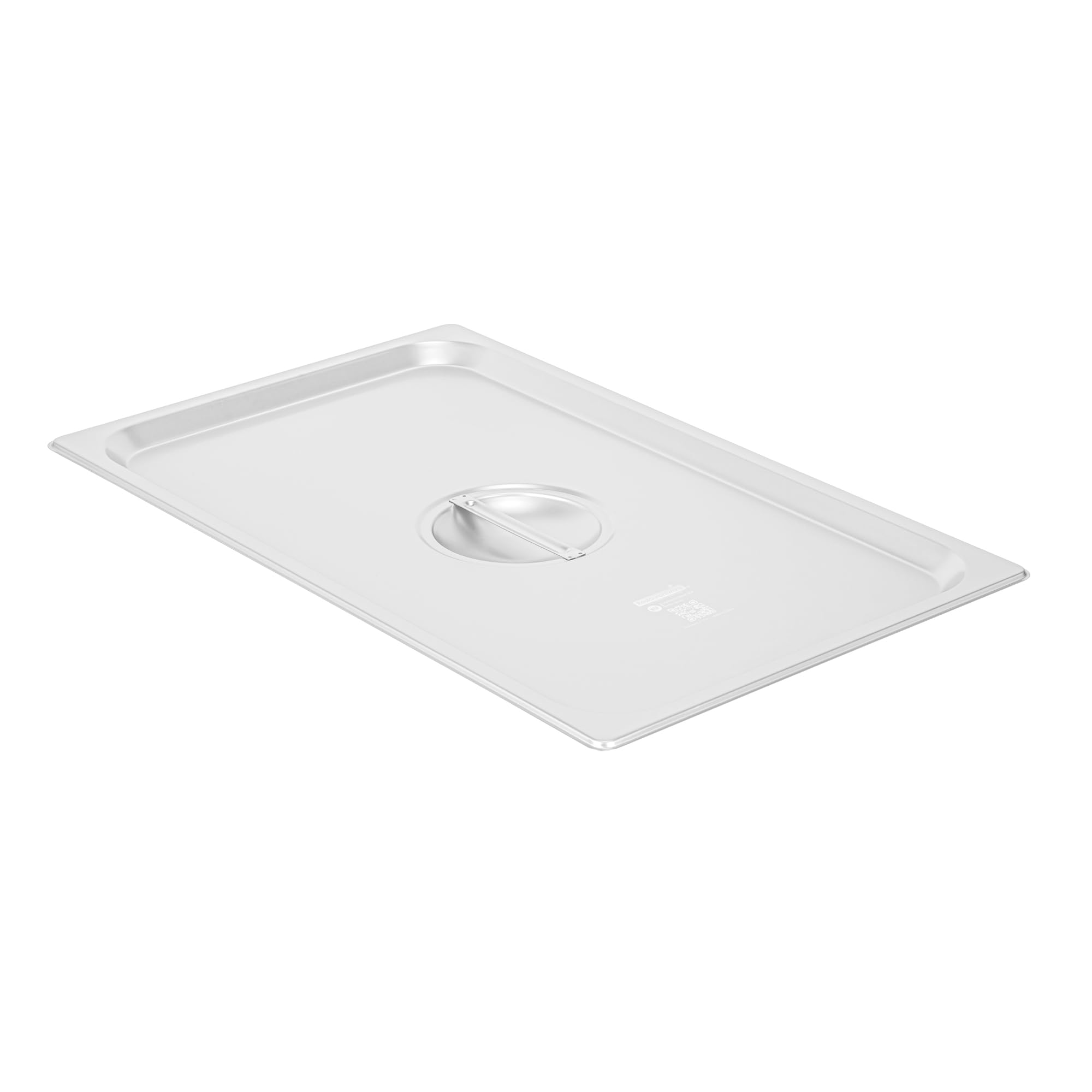 Stainless Steel Steam Table Pan Covers - 20.8 x 12.8 Inch NSF Certified Food Pan Lids with Handle for Commercial Kitchen & Catering | Compatible with Full Size Hotel Pans (Sold Separately) | Perfect for Buffet Serving, Food Warming & Storage