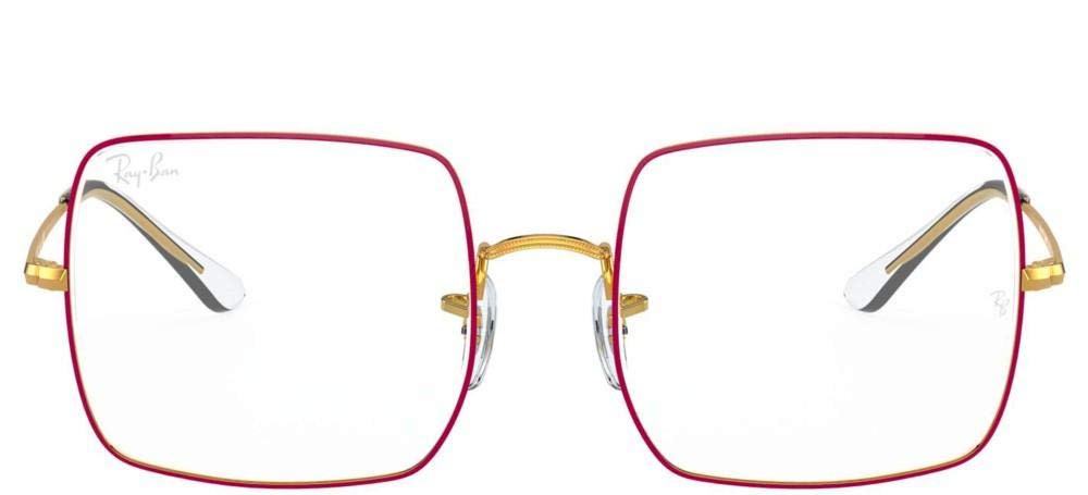 Ray-Ban Rx1971v Square Prescription Eyeglass Frames for Men & Women - Classic Retro Style, Lightweight & Durable - Perfect for Office, Reading & Everyday Wear