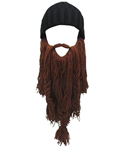 Beanie Hat &Brown Beard