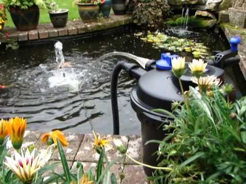 AllPondSolutions 5000L Pressurized Pond Filter with 11W UV Light - Easy Clean PFC 5000 for Large Garden Ponds, Koi Fish Tanks & Water Features