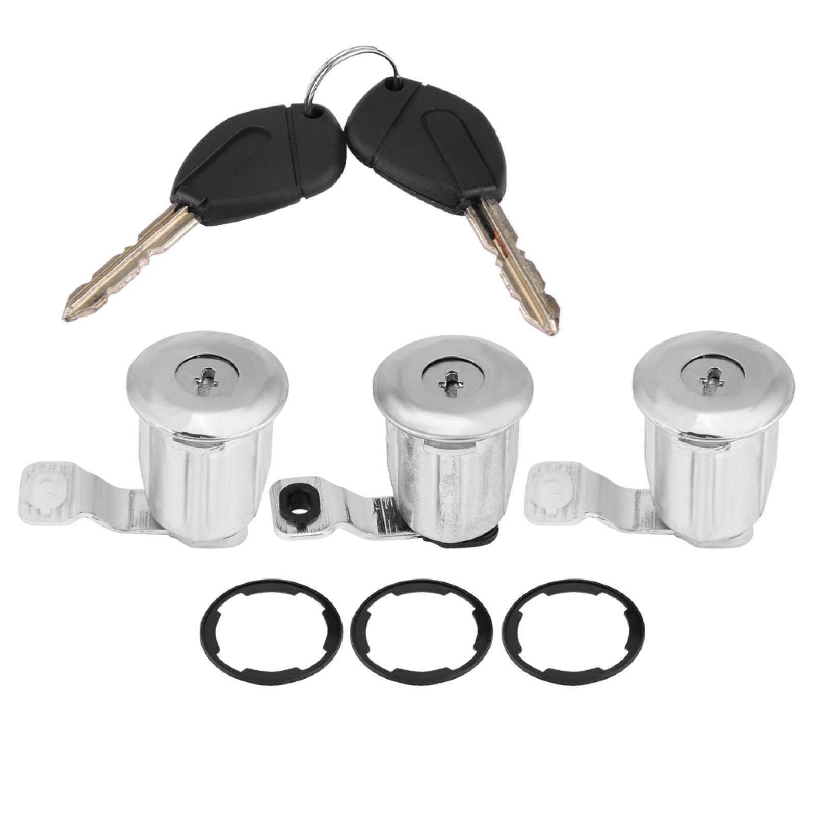Peugeot 252522 Auto Car Door Lock Barrel Set with Keys - Replacement Lock Cylinder for Peugeot Vehicles | Secure Your Car Doors & Prevent Theft