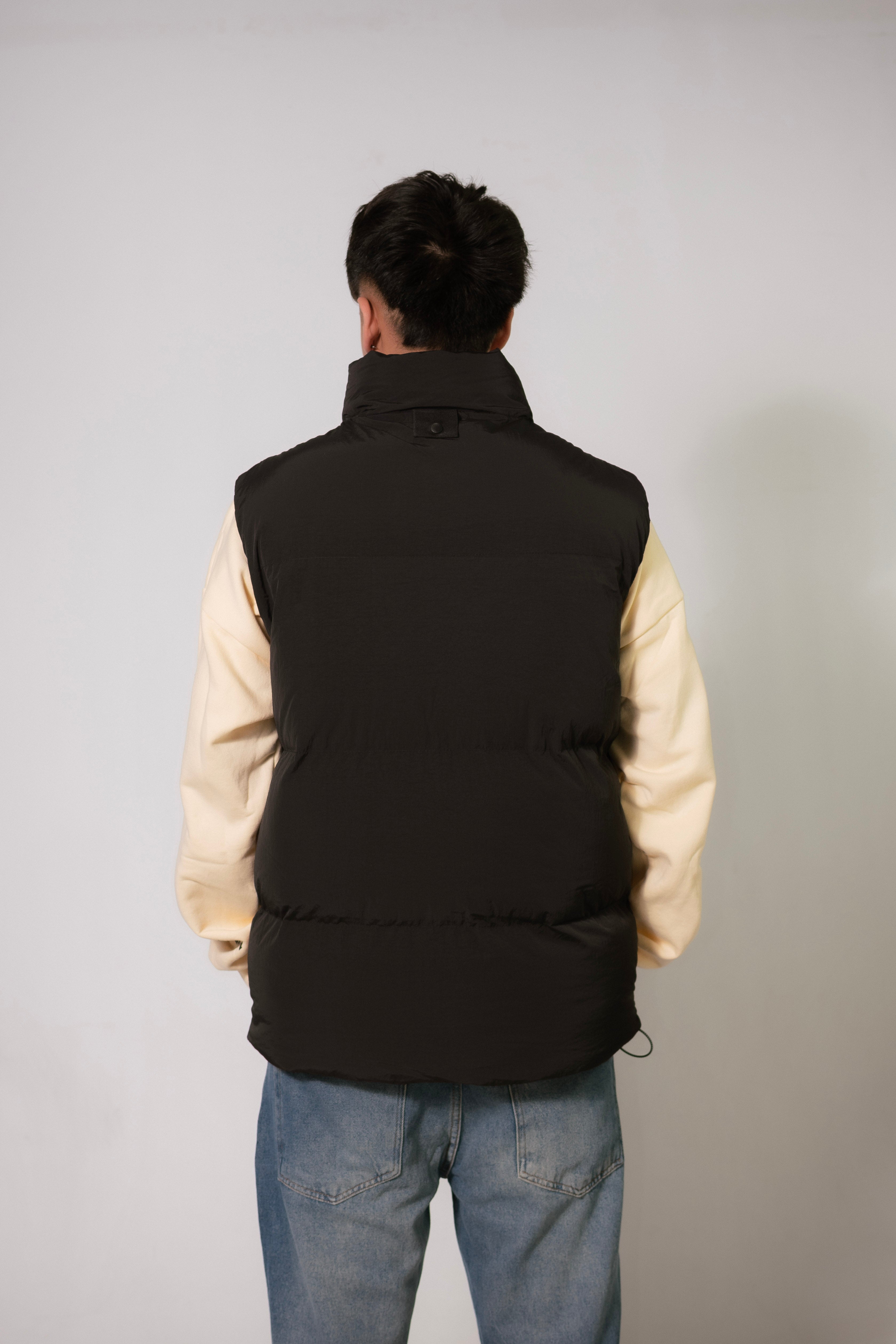 Sherman KOA Unisex Black Vest - King Of Art Stylish & Comfortable for Casual Wear, Outdoor Activities & Fashion
