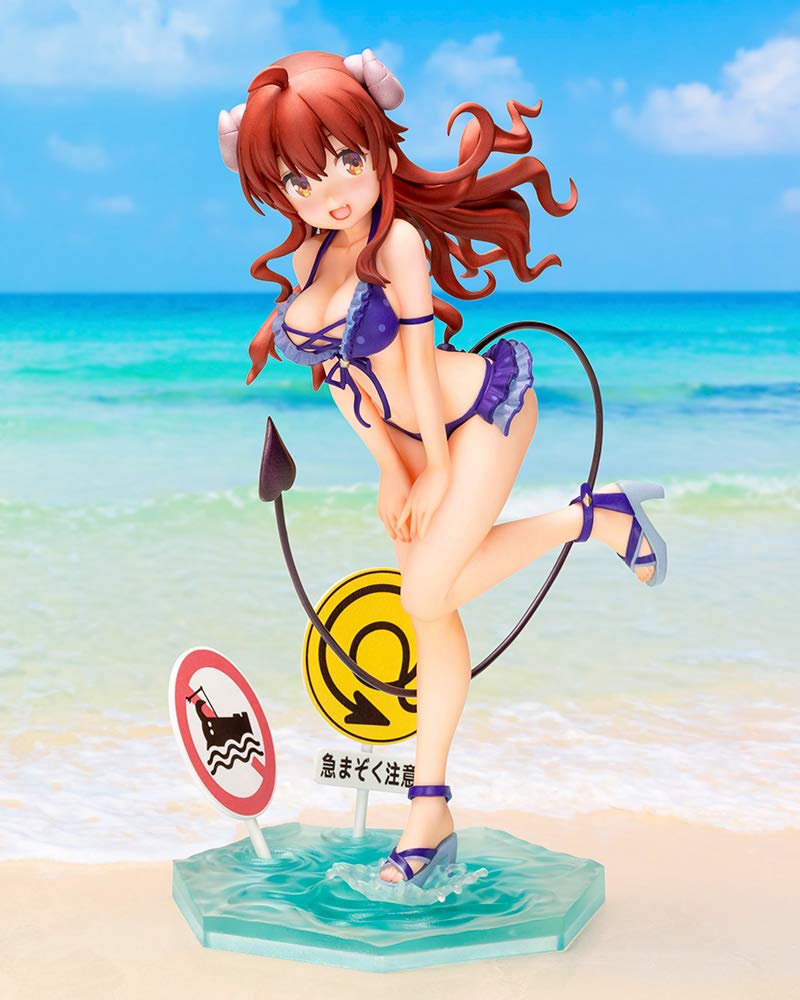 Shadow Mistress Yuko Swimsuit Ver. - Anime Demon Girl Figure - Collectible PVC Statue for Anime Fans & Cosplay Enthusiasts | Perfect for Display, Photography & Themed Parties