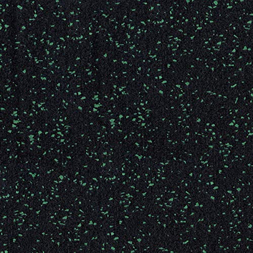 Premium American Floor Mats - Ultimate Stand-Alone Gym Mats 10% Green, 4' x 7' x 1/2