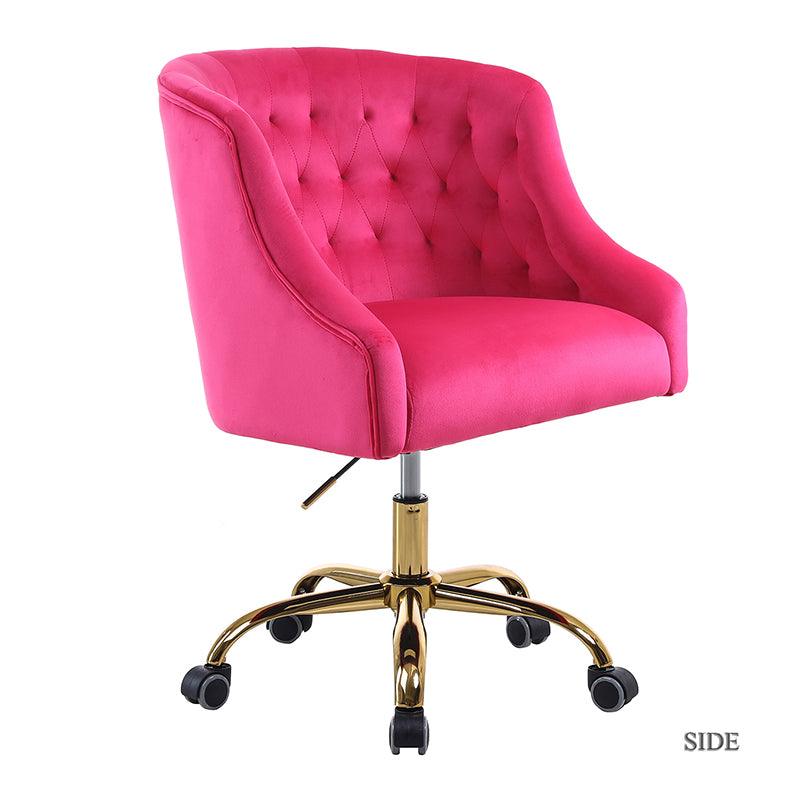 Penelope Velvet Tufted Office Chair - Ergonomic Executive Desk Chair with Lumbar Support - Perfect for Home Office, Gaming & Workspace Comfort
