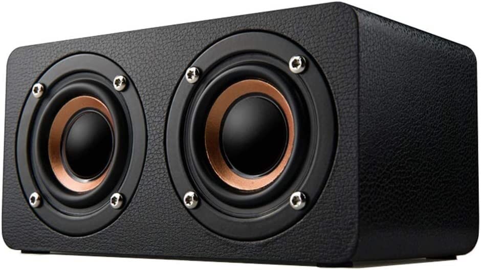 Portable Wireless Bluetooth Speaker with 3D Stereo Sound, FM Radio - Home Theater, Desktop, Outdoor Use (Black) | Perfect for Parties, Travel & Home Entertainment