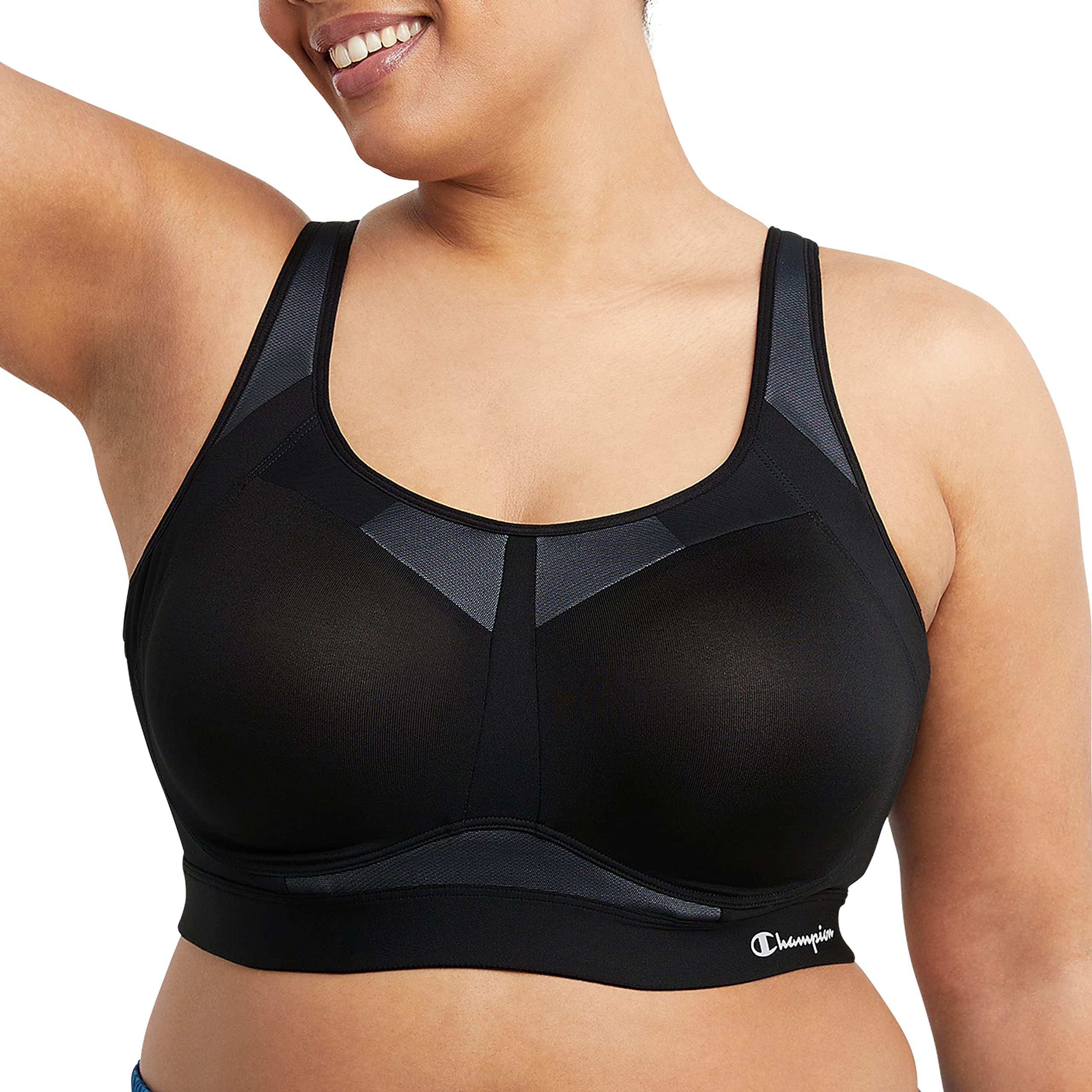 Champion Women's Plus Size High-Impact Sports Bra with Motion Control & Underwire Support - Perfect for Running, Gym Workouts & High-Intensity Training