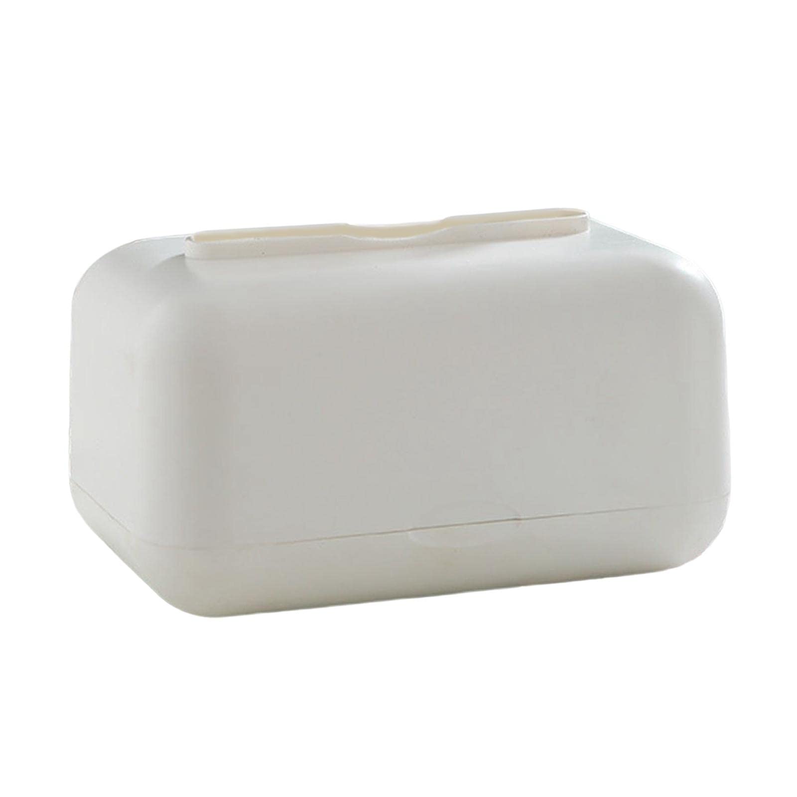 Gazechimp Rectangular PP Tissue Box - Durable Bathroom & Dresser Organizer, White | Perfect for Home Decor, Wedding Table Centerpiece & Housewarming Gift
