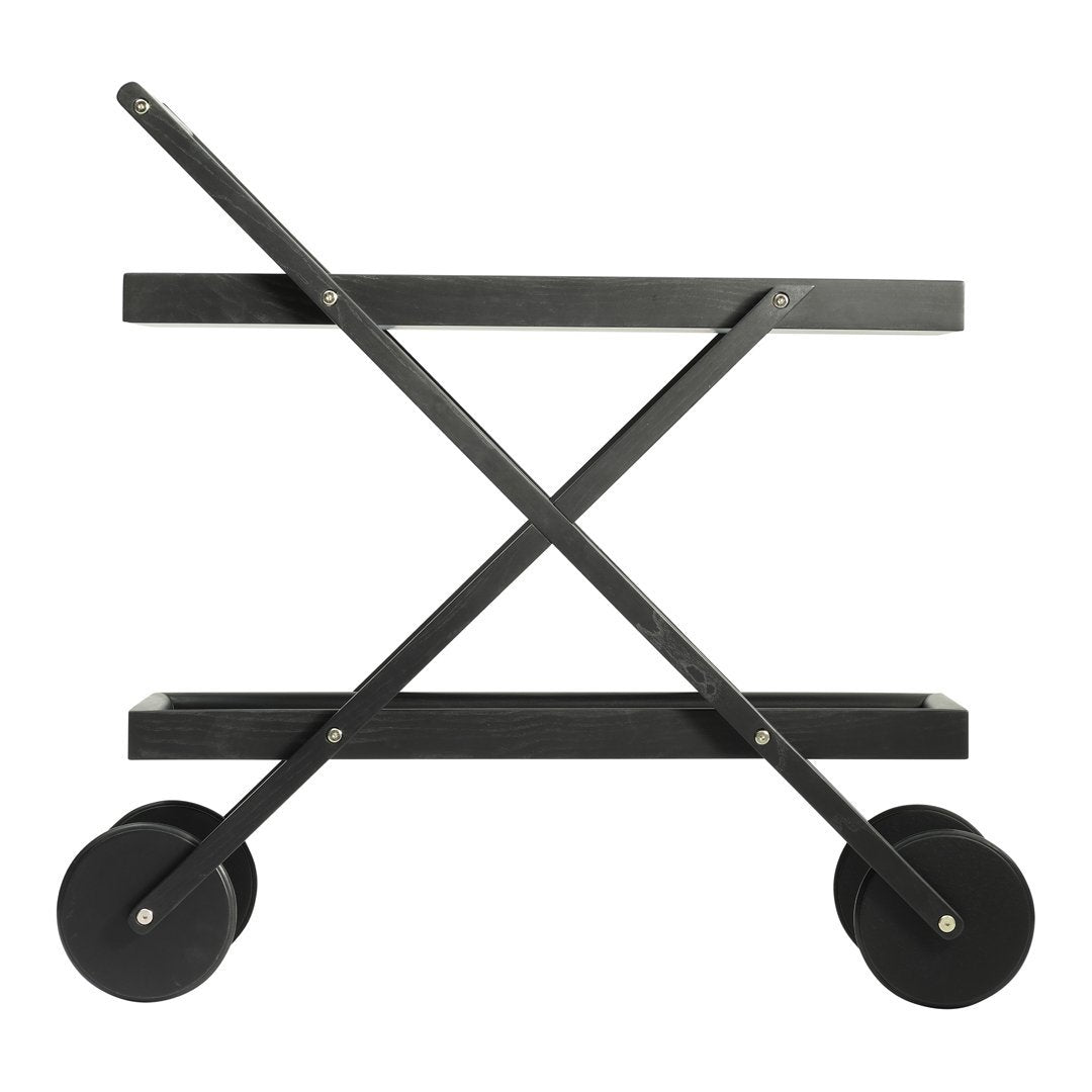 Gunilla Allard Exit Trolley - Stylish Rolling Cart by Design House Stockholm | Perfect for Home, Office & Retail Storage