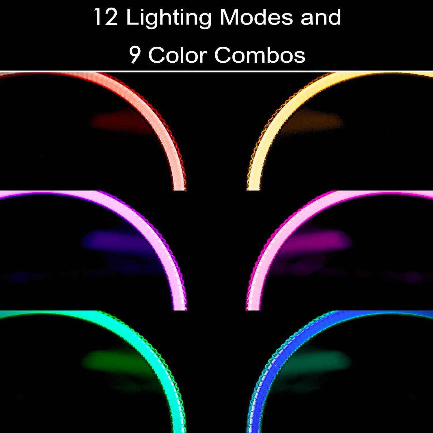 RGB Gaming Mouse Pad - Large Waterproof Mouse Mat with 10 Lighting Modes for PC Gamers & Office Use