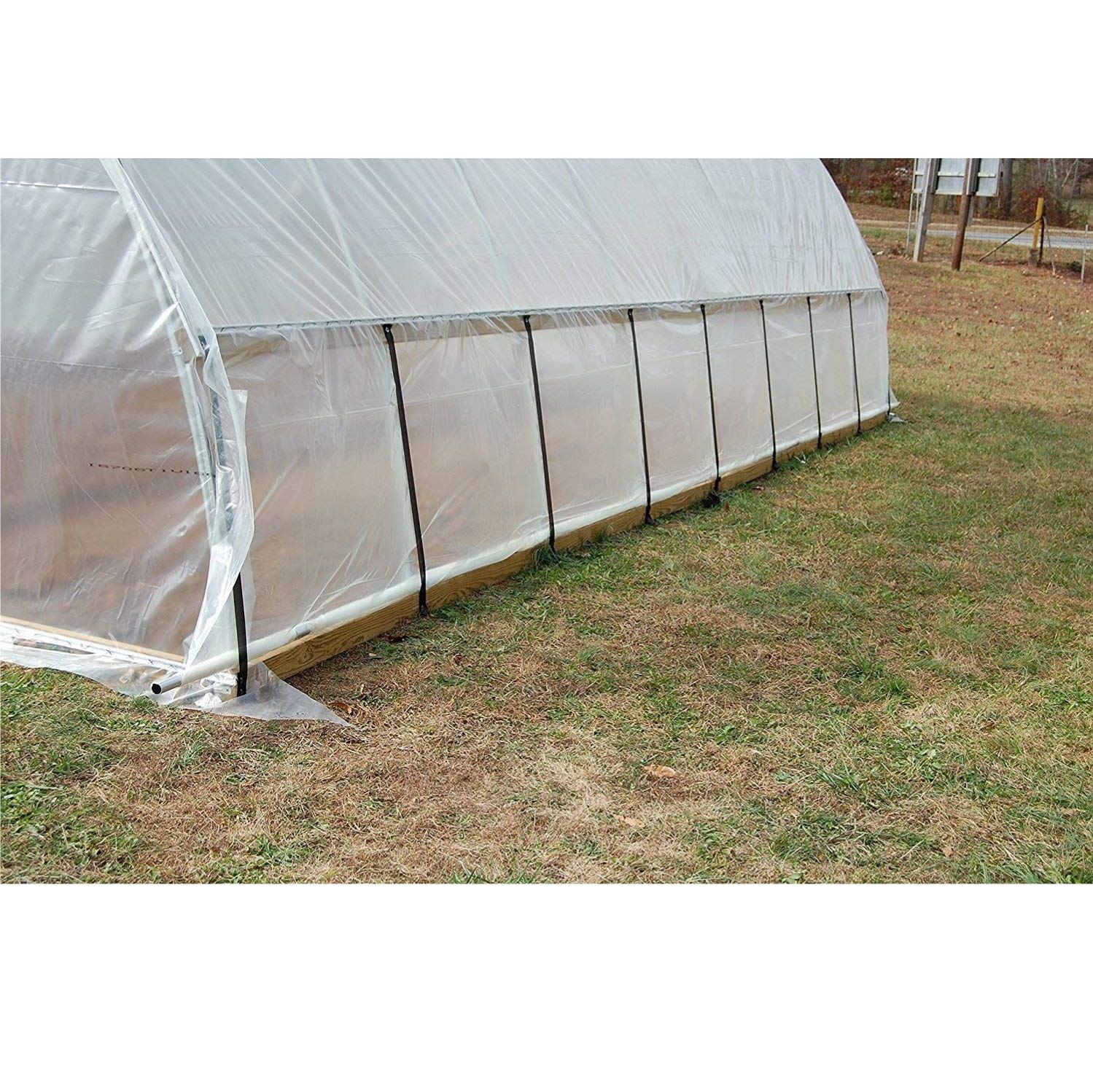 Wilson Orchard & Vineyard Supply Clear Greenhouse Film - 6 mil Polyethylene Plastic, 4-Year UV Protection, 18ft x 75ft - Ideal for Greenhouses, Plant Tunnels, and Crop Protection