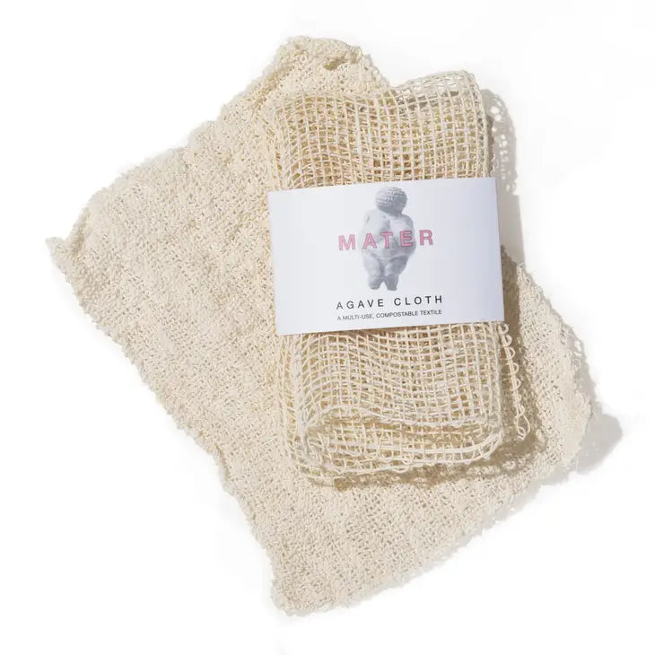 Organic Agave Fiber Cloth - Eco-Friendly, Soft & Durable for Kitchen, Bath & Cleaning - Natural Plant-Based Cleaning Rags & Dish Towels