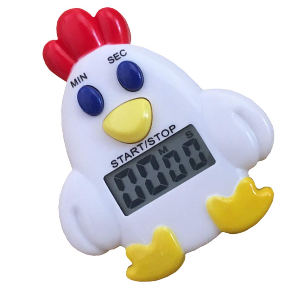 DOITOOL Wind Up Mechanical Kitchen Timer - 60 Minute Manual Countdown Timer for Cooking, Baking, Classroom & Study - Cute Chick Design for Kids - Perfect for Home, Office & School Use (Battery Included)