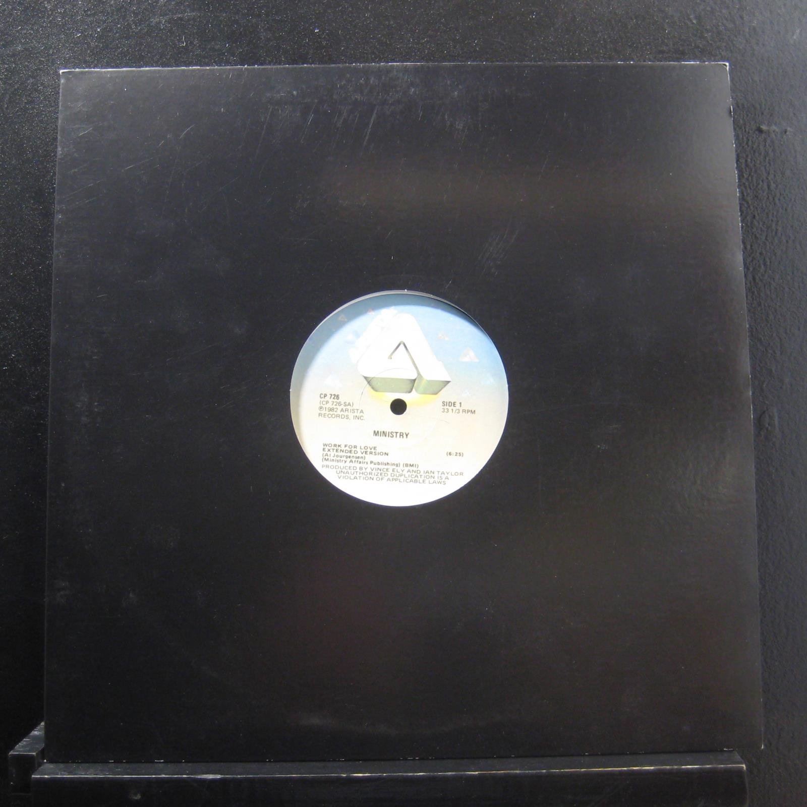 Ministry - Work For Love - Limited Edition LP Vinyl Record | Industrial Rock Music for Collectors & Audiophiles | Perfect for Home Listening & Music Enthusiasts