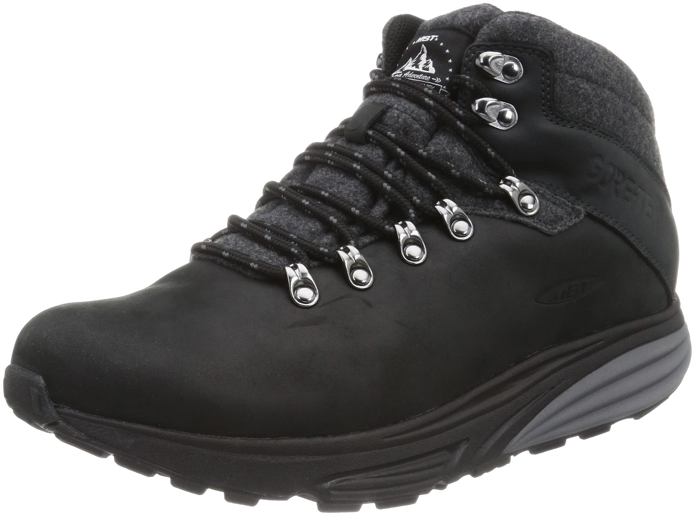 MBT Men's Mt Alpine Rocker Bottom Hiking Boots - Lightweight & Supportive Outdoor Shoes for Trail Walking, Trekking & Mountain Climbing - Perfect for Hiking Adventures & Rough Terrain Exploration
