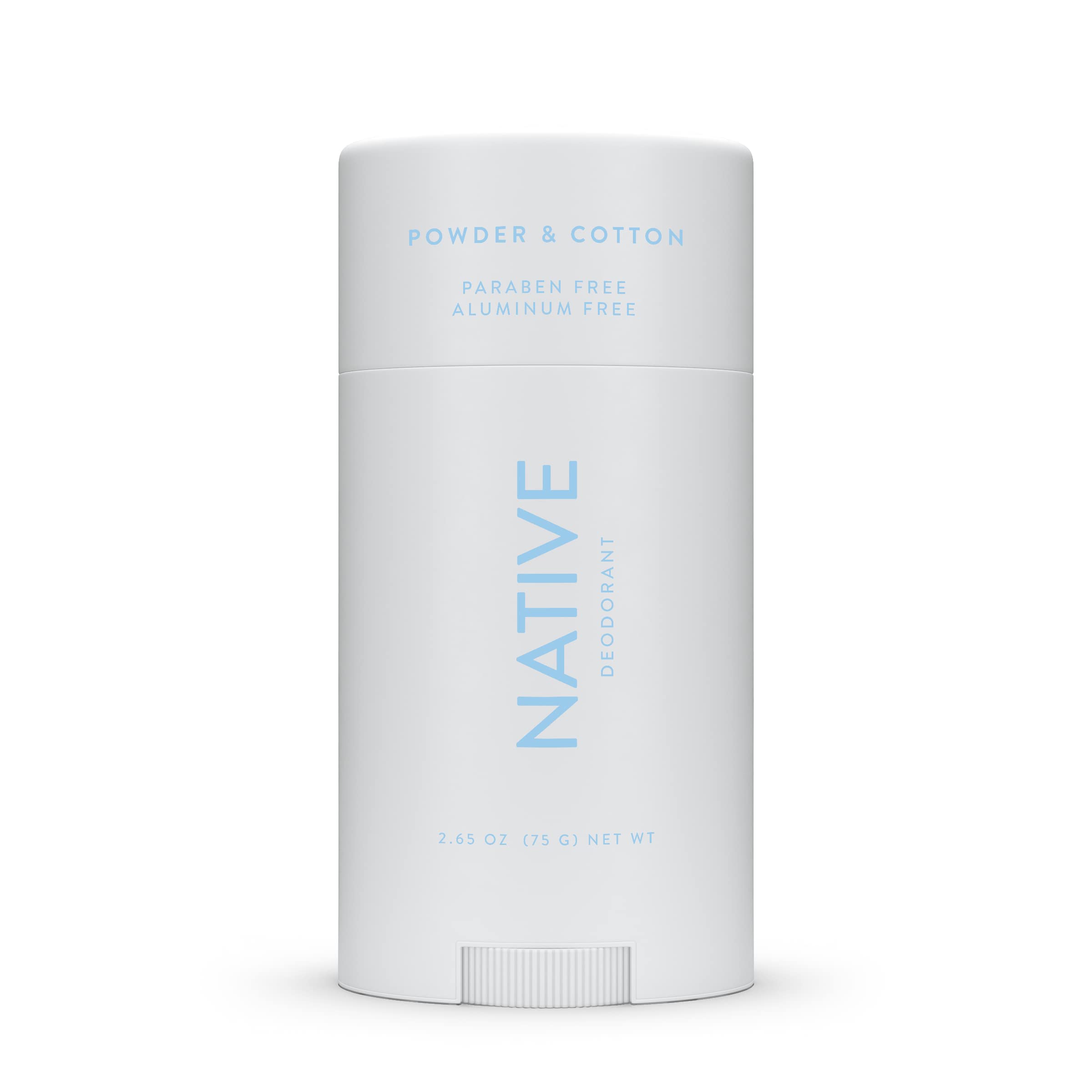 Natural Deodorant for Men & Women | Aluminum-Free with Baking Soda, Probiotics, Coconut Oil & Shea Butter | Powder & Cotton Scent | All-Day Freshness for Workouts, Office & Daily Use