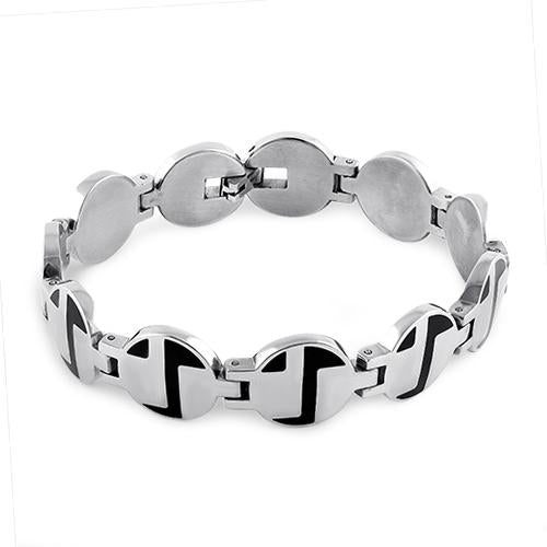 Stainless Steel Round Modern Design Bracelet for Women - Elegant Minimalist Jewelry for Everyday Wear, Gifts & Special Occasions
